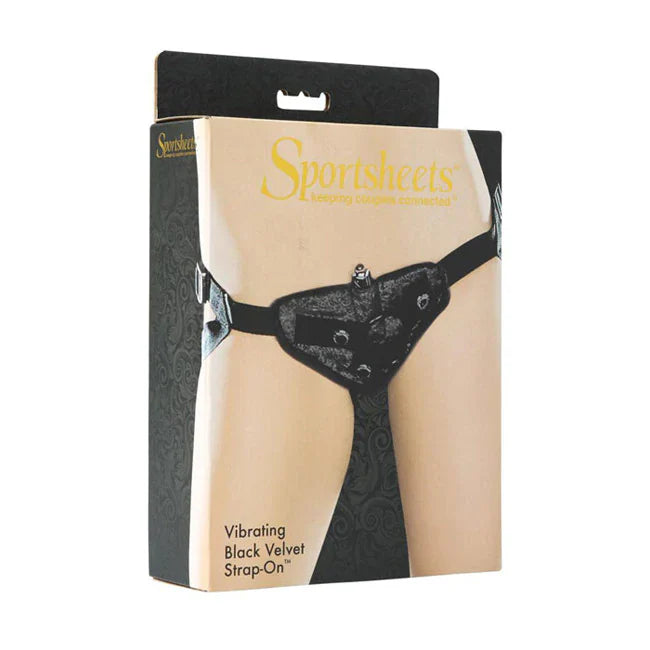 Sportsheets Vibrating Velvet Harness