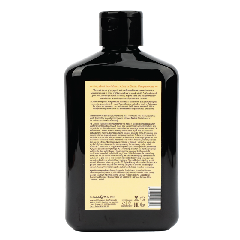 Hemp Seed at Night Massage Oil Aphrodisiac Collection Grapefruit Sandalwood 8.4oz / 250ml