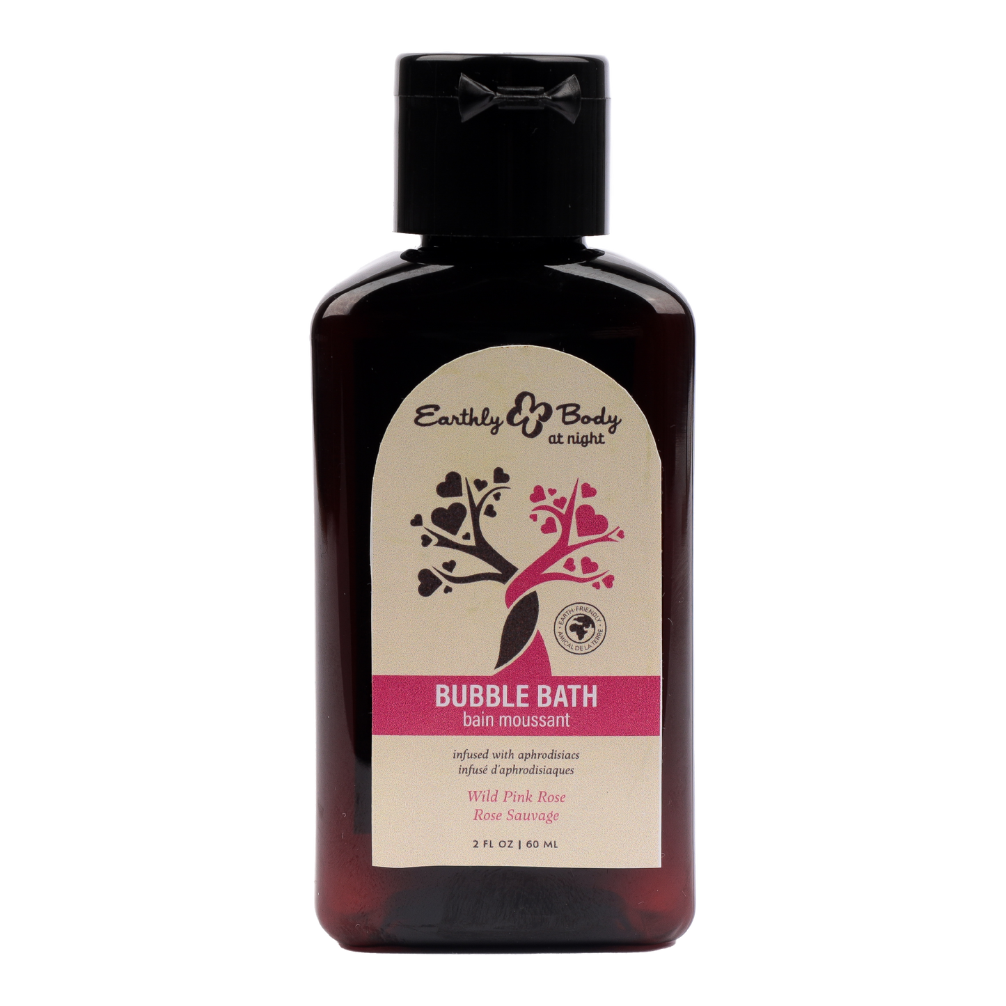 Hemp Seed at Night Bubble Bath Aphrodisiac Collection Wild Pink Rose 2oz / 60ml