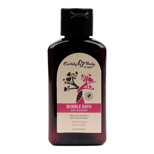 Hemp Seed at Night Bubble Bath Aphrodisiac Collection Wild Pink Rose 2oz / 60ml